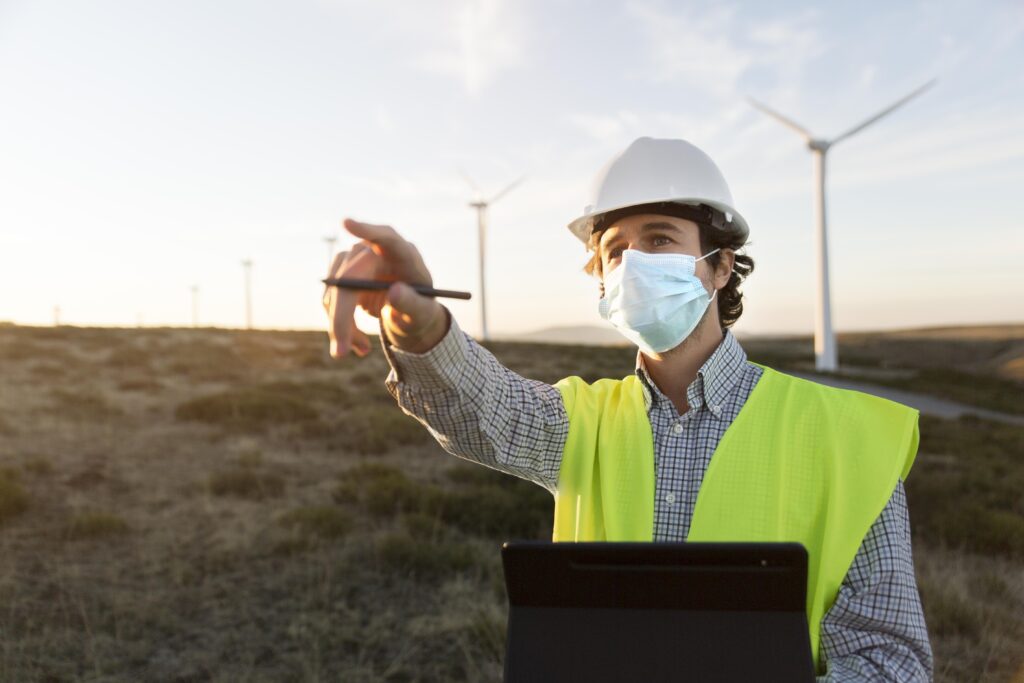 campos de parques eolicos